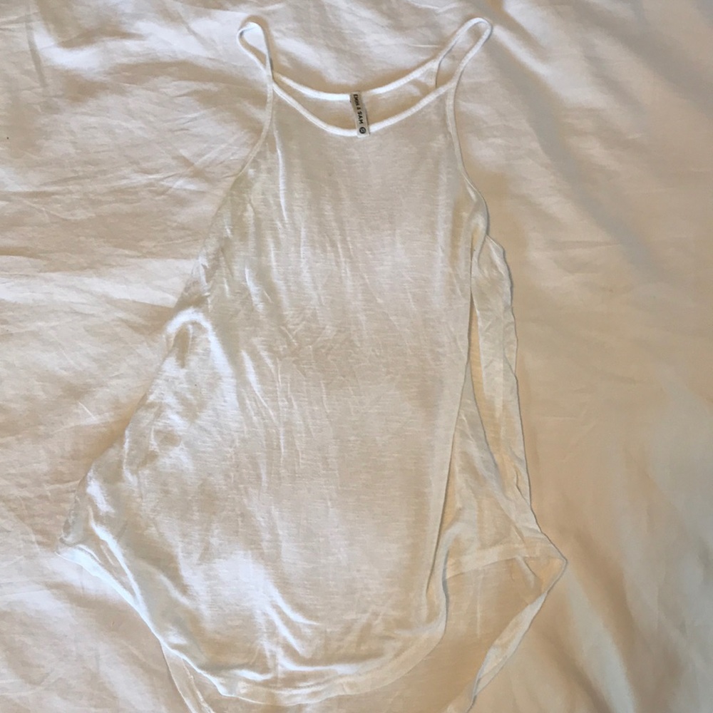 LF White flowy tank